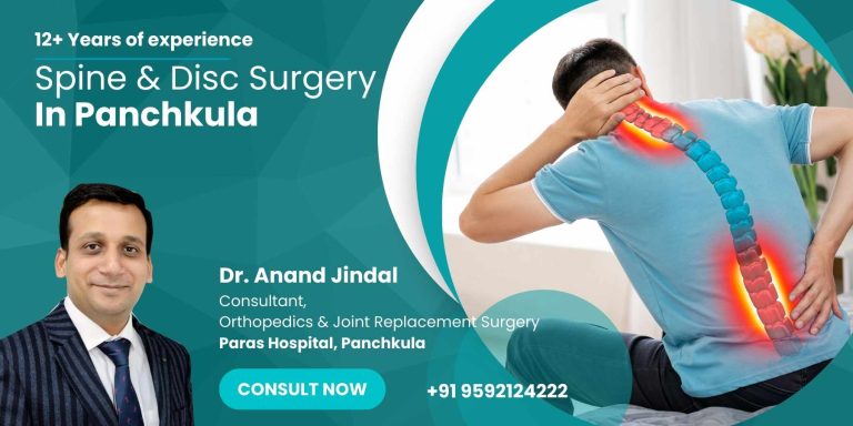 spine disc surgery treatment in panchkula best surgeon dr anand jindal